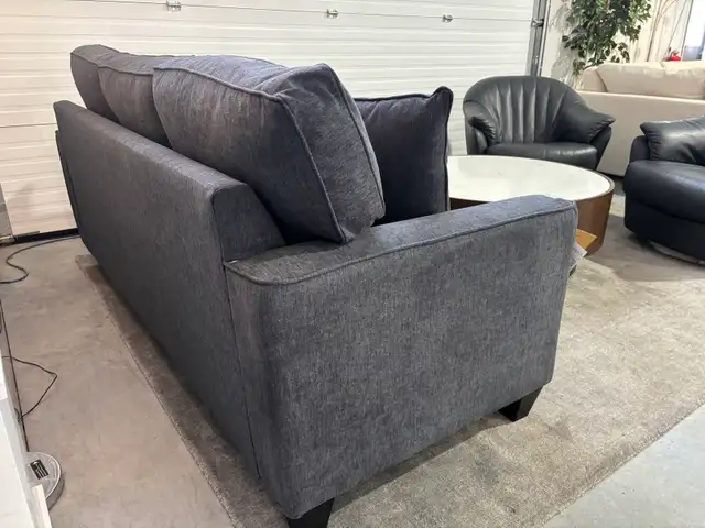 Blue fabric sofa - Photo 3