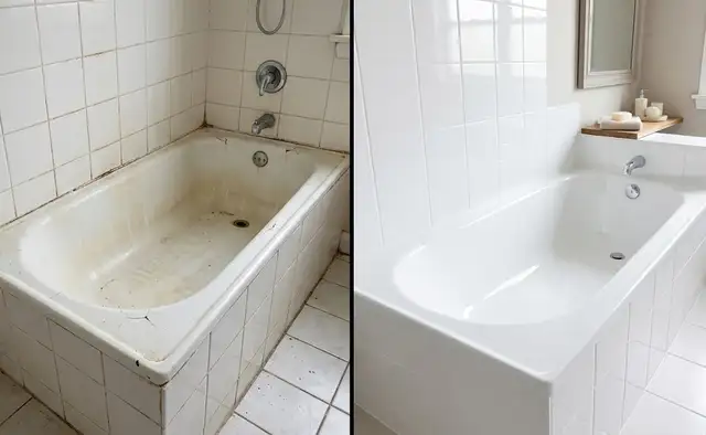 Bathroom Bathtub & Tile Refinishing – Repair & Restore Services - Photo 2