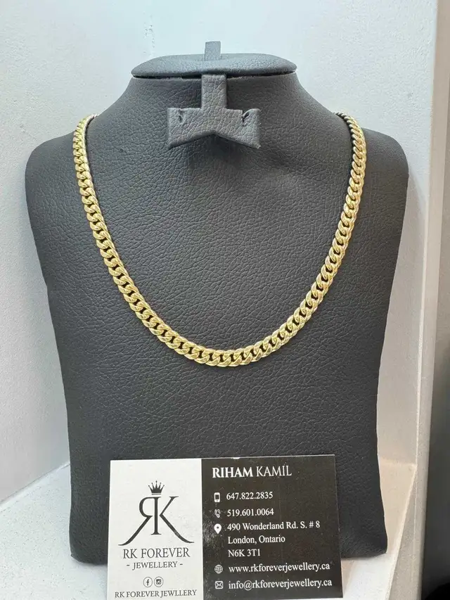 14k yellow gold  chain # 386_16
