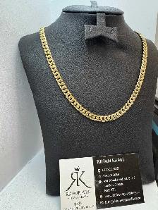 14k yellow gold  chain # 386_16 - Photo 3