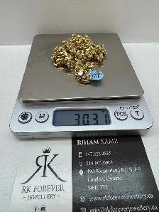 14k yellow gold  chain # 386_16 - Photo 8