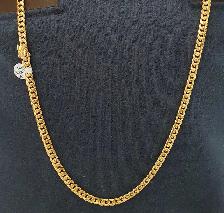 14k yellow gold  chain # 386_16 - Photo 9