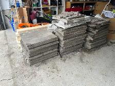 free patio stones - various sizes
