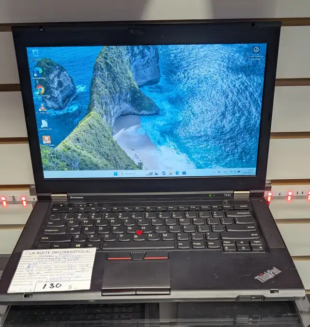 Laptop Lenovo ThinkPad T430 i5 8Go SSD 240Go HDMI/DVD