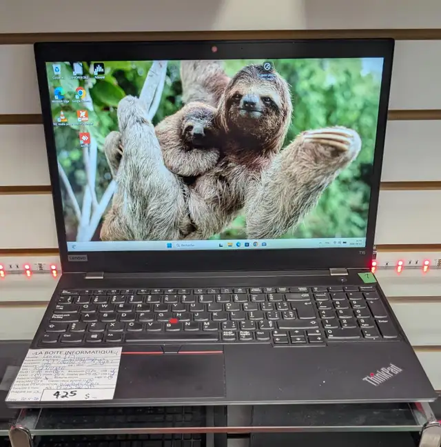 Laptop Lenovo ThinkPad T15 i7 20Go RAM SSD 512Go NVMe 15.6' HDMI