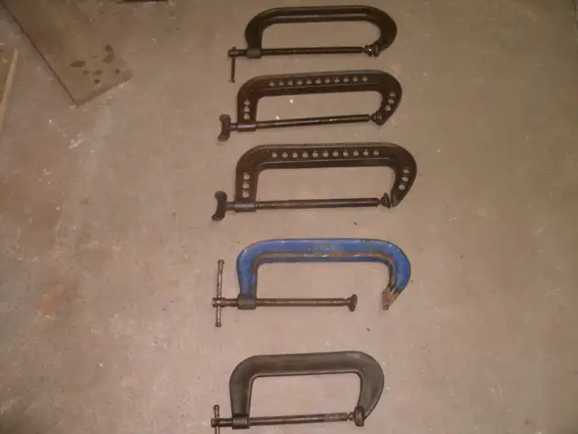 C—Clamps. 3-12 inch. 1-10 inch.1-8 inch - Photo 2