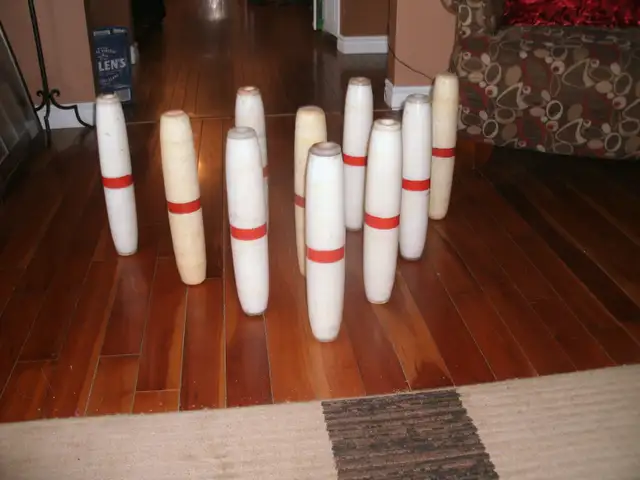Bowling Candle Pins . Made out of high-density Polyethylene Pla