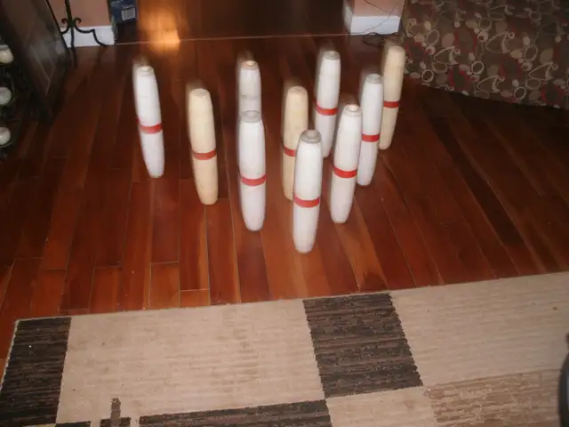 Bowling Candle Pins . Made out of high-density Polyethylene Pla - Photo 3