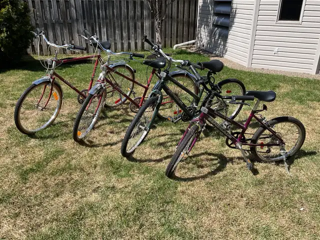 4 family bikes