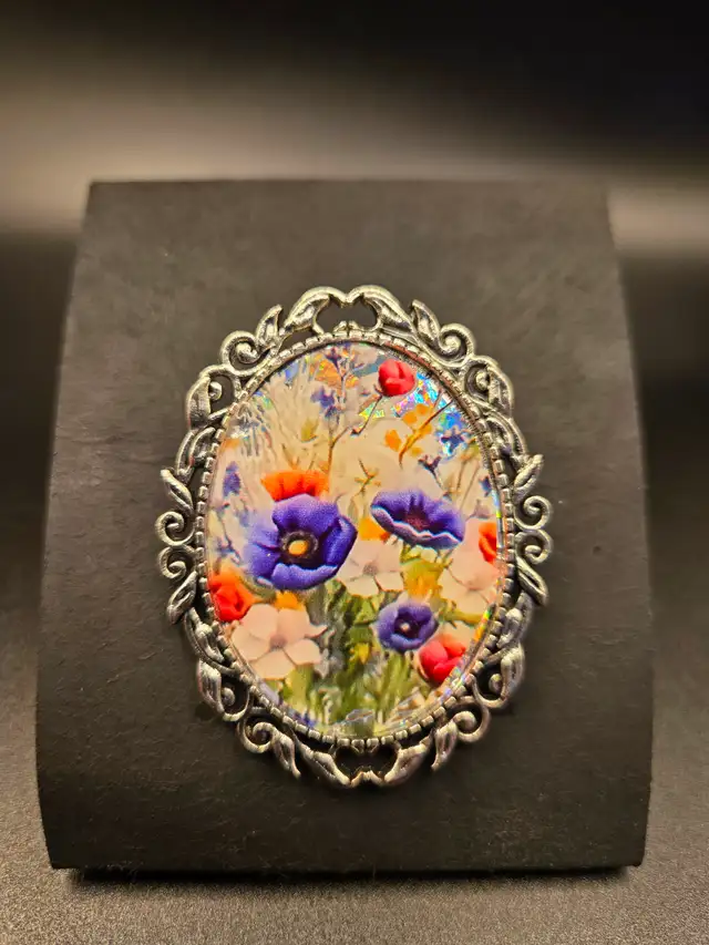 My Handmade Flower Brooches (part 1of2) - Photo 6