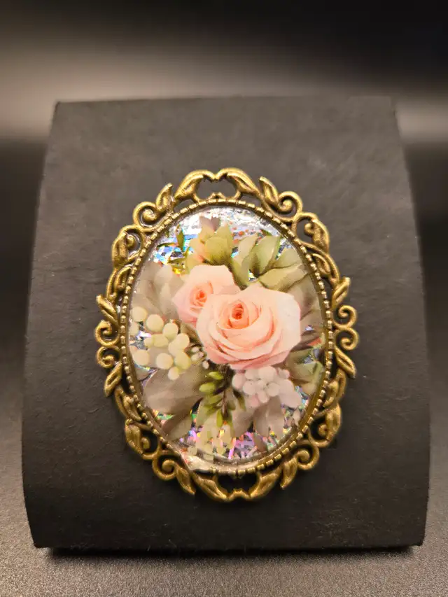My Handmade Flower Brooches (part 1of2) - Photo 8