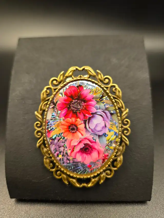 My Handmade Flower Brooches (part 1of2) - Photo 9
