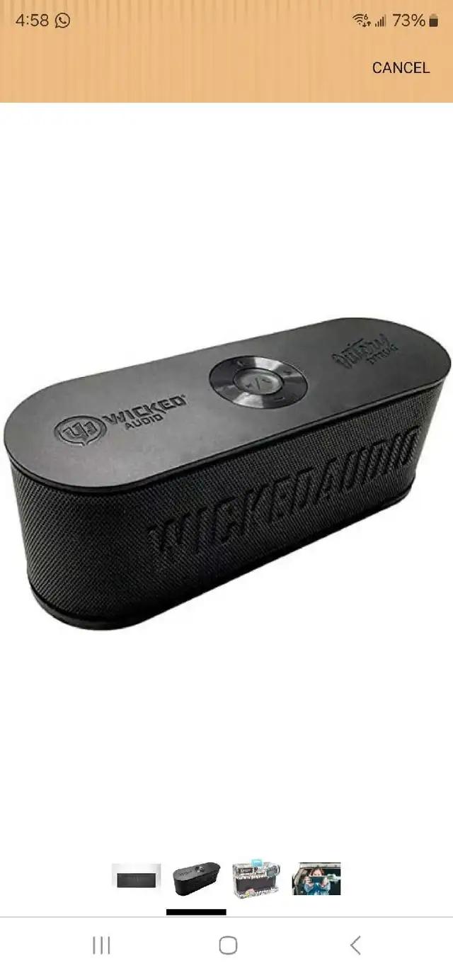 Wicked Audio Bluetooth Speaker new
