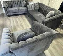 Velvet Sofa Set - Free COD Available - 6474943660