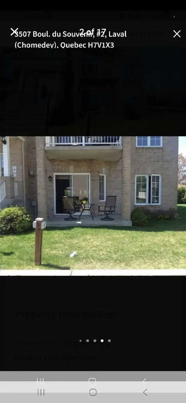 4 ½ rez-de-chaussée style maison — Disponible