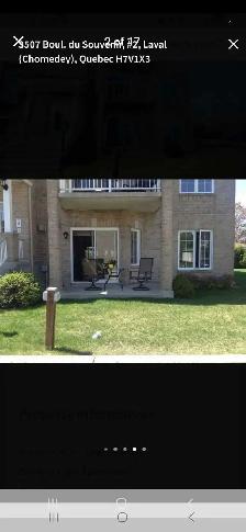 4 ½ rez-de-chaussée style maison — Disponible