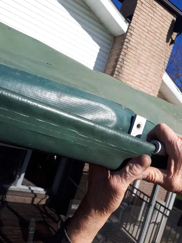 VÉRANDA MOUSTIQUAIRE 2 PORTES EN ALUMINIUM 11 PIEDS X 11 PIEDS - Photo 3