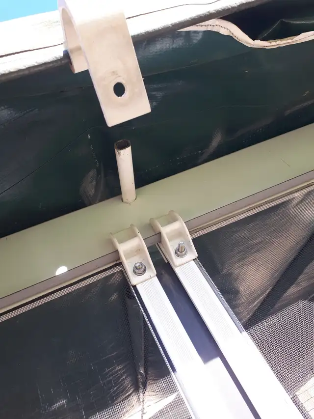 VÉRANDA MOUSTIQUAIRE 2 PORTES EN ALUMINIUM 11 PIEDS X 11 PIEDS - Photo 6