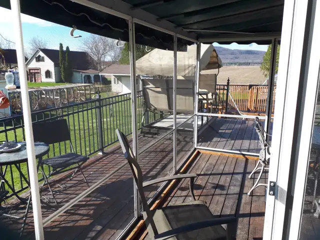 VÉRANDA MOUSTIQUAIRE 2 PORTES EN ALUMINIUM 11 PIEDS X 11 PIEDS - Photo 8