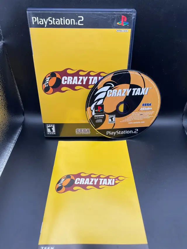PS2 CRAZY TAXI W/MANUAL