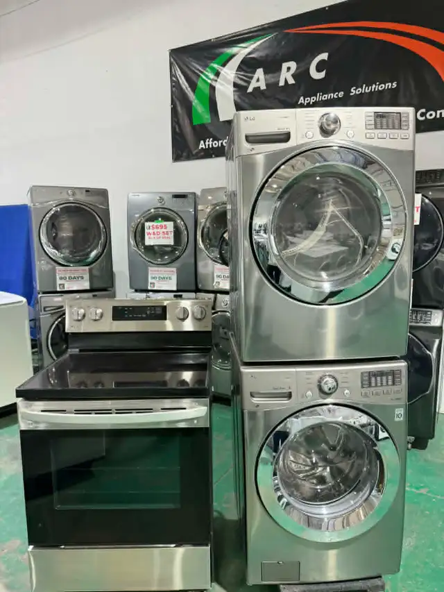 LG Bundle Deal (Stove, Washer & Dryer Free Delivery) $1395