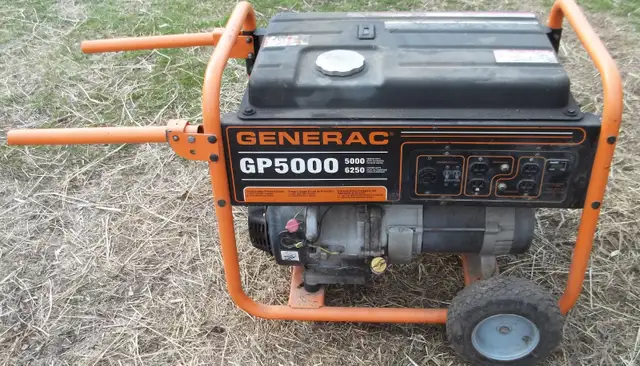 Generac GP5000 Generator w/ Heavy Duty Power Cord