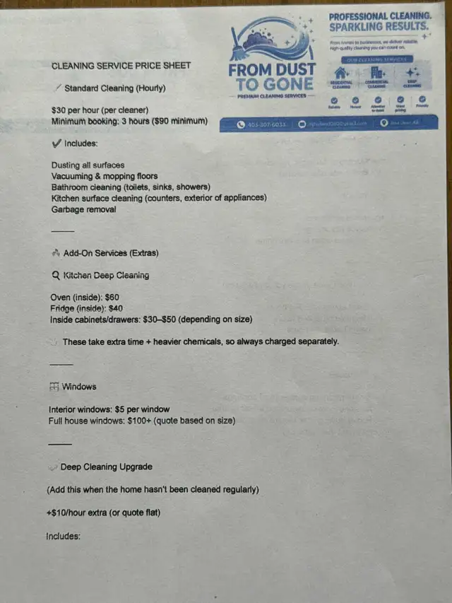 Professional House cleaning for reasonable price