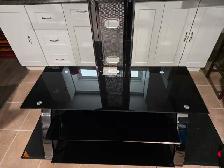 3 Tier Glass Stand with TV Mount