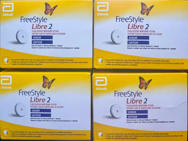 NEW FreeStyle Libre 2 Flash 14-day Sensors, exp. 2026-10-31