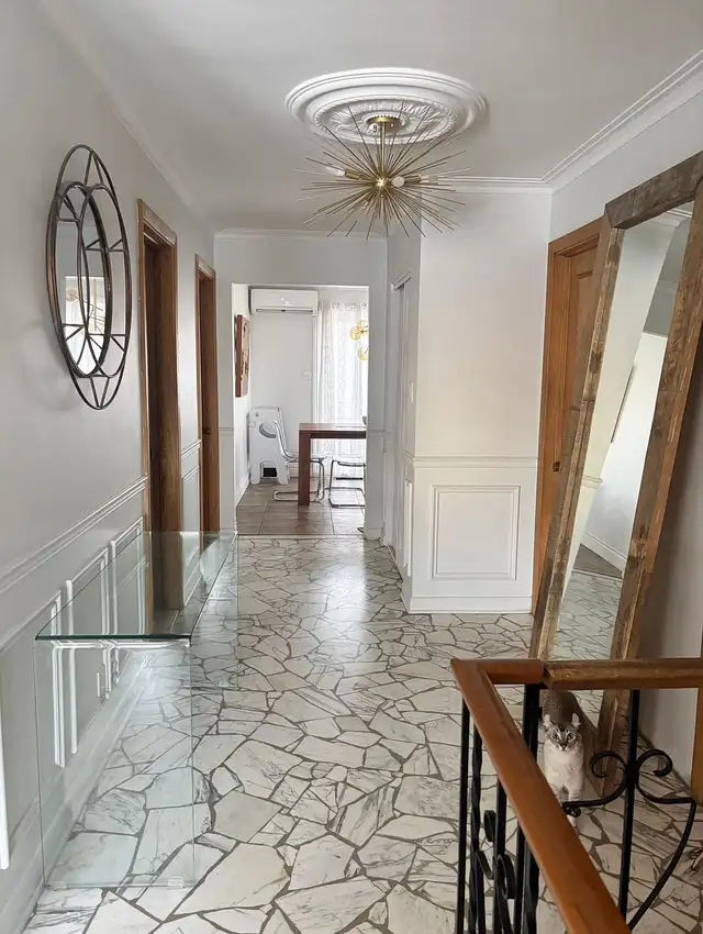 5 1/2 avec 6000pi2 de cour  et spa - Photo 7