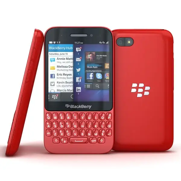 RARE RED PINK Blackberry Q5  64GB  NEW IN BOX SEALED