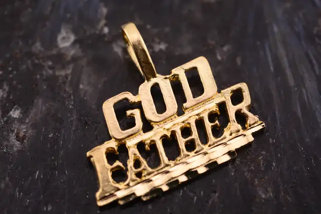 10K GOD FATHER PENDANT