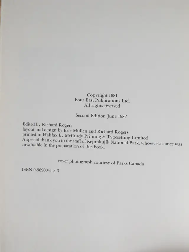 KEJIMKUJIK NATIONAL PARK, A Guide – 1982 - Photo 4