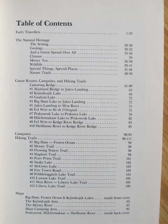 KEJIMKUJIK NATIONAL PARK, A Guide – 1982 - Photo 5