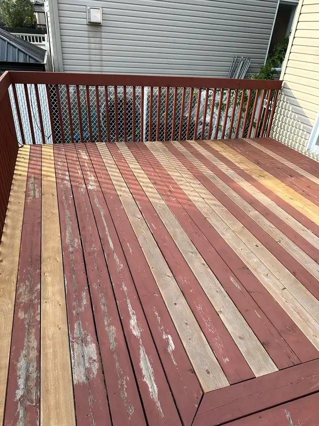 Deck staning - Photo 4