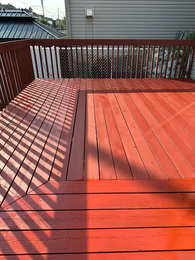 Deck staning - Photo 5