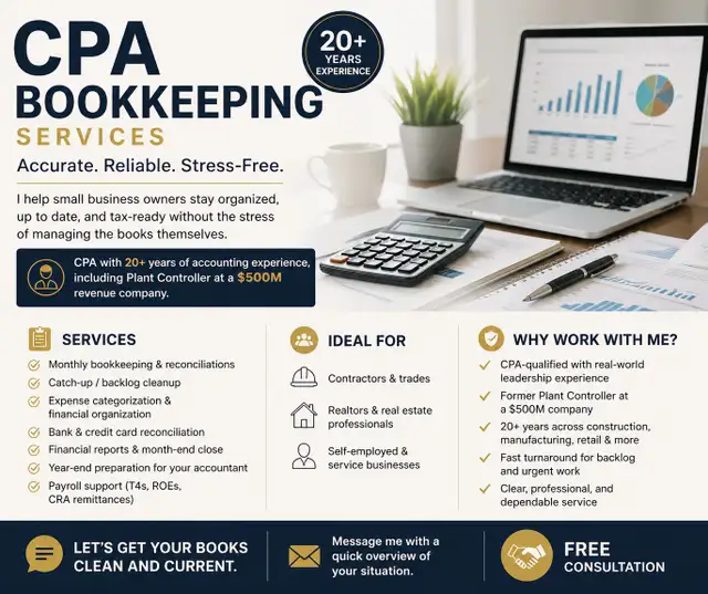CPA Bookkeeping Services | Friendly & Reliable