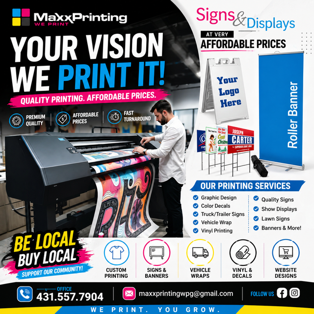 Winnipeg Custom Printing | Signs, Banners, T-Shirts & Decals