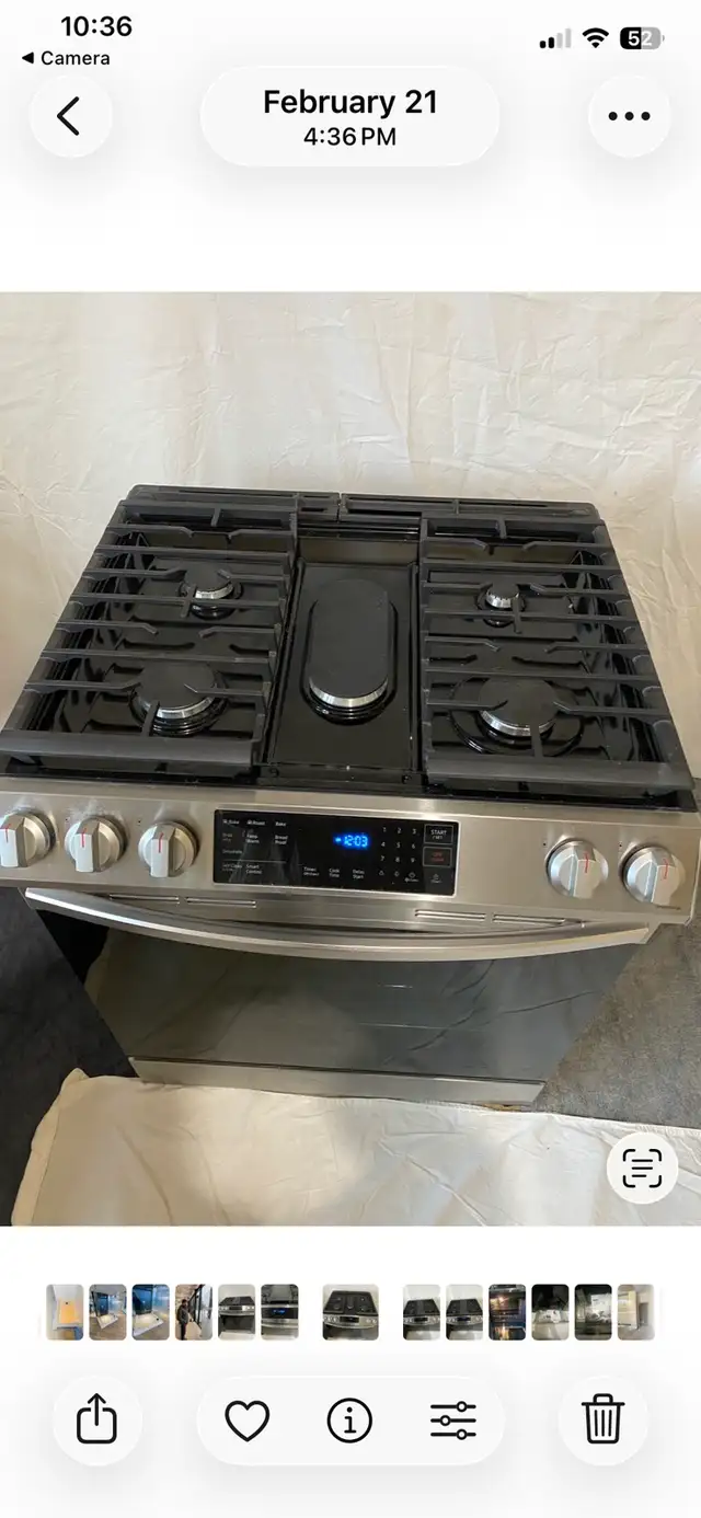 gas range Samsung almost brand new - Photo 3
