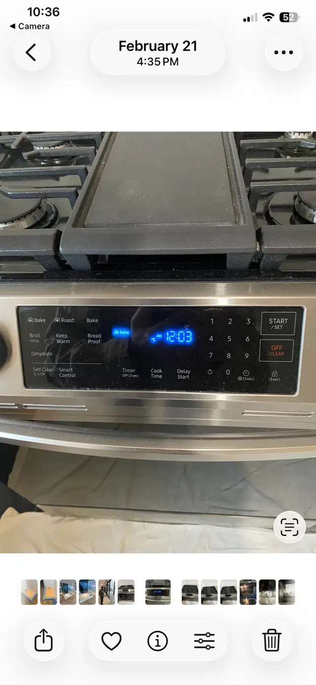 gas range Samsung almost brand new - Photo 5