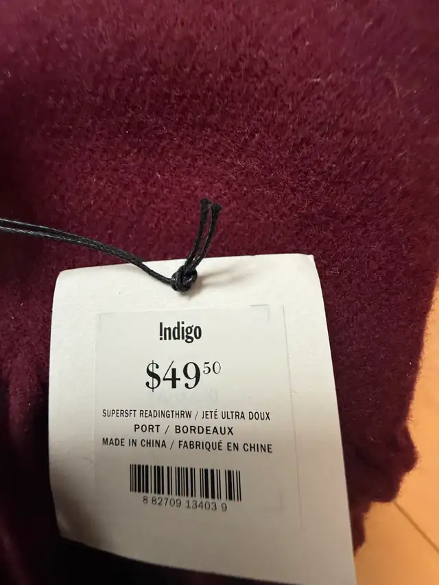 New Reading Throw from Indigo