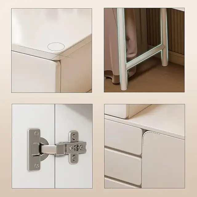 Brand New Modern LED Mirror Vanity Table with drawers $199 - Photo 3