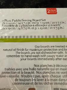 New Set of 2 Paddle/ Serving Boards - Photo 4