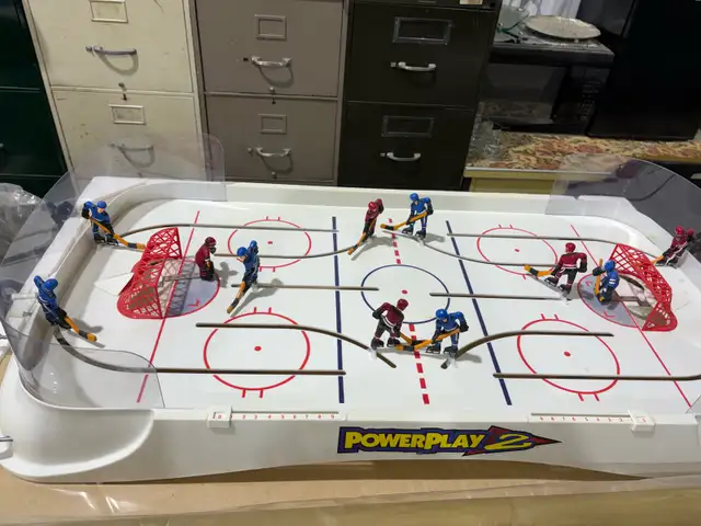 table top rod hockey game