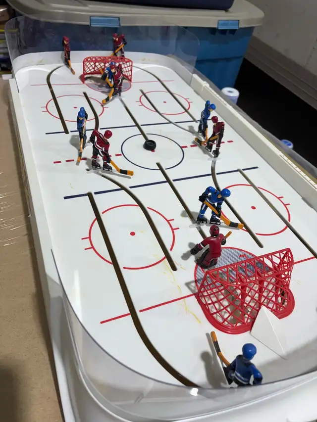 table top rod hockey game - Photo 4