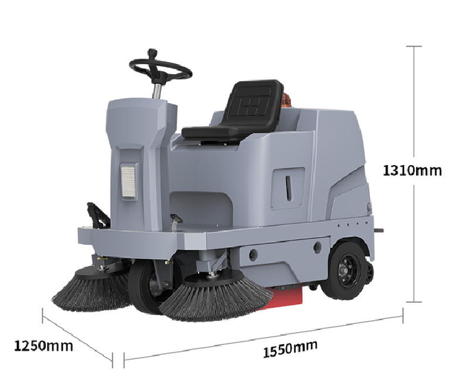 X3 Driving Sweeping Machine – Heavy Duty Floor & Street Clean - Photo 3