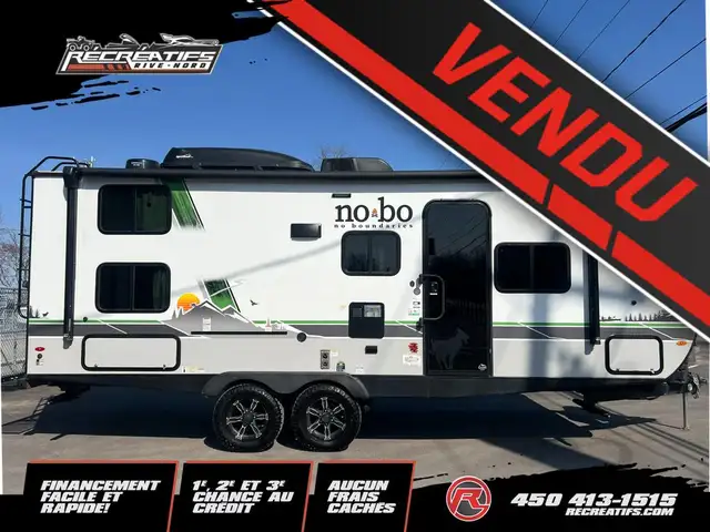 2023 Forest River NOBO NO BOUNDARIES 20.3 ULTRA RECHERCHE!