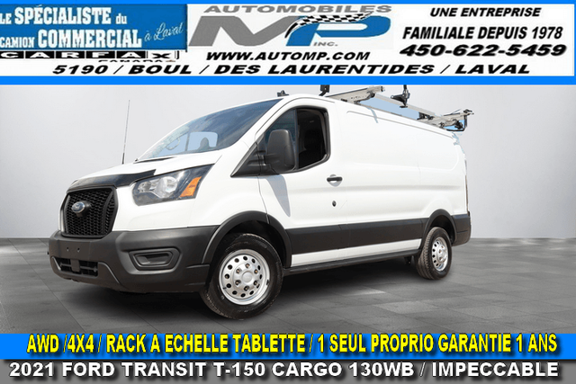 Ford Transit Cargo Van T-150 CARGO 130WB / 4X4 AWD / 1 SEUL PROP