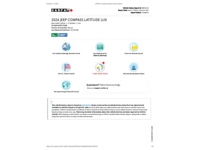 2024 Jeep Compass Altitude 4x4 • One Owner • Remote Start - Photo 26