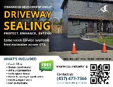 Driveway Sealing  | Free Estimates 437-477-7366